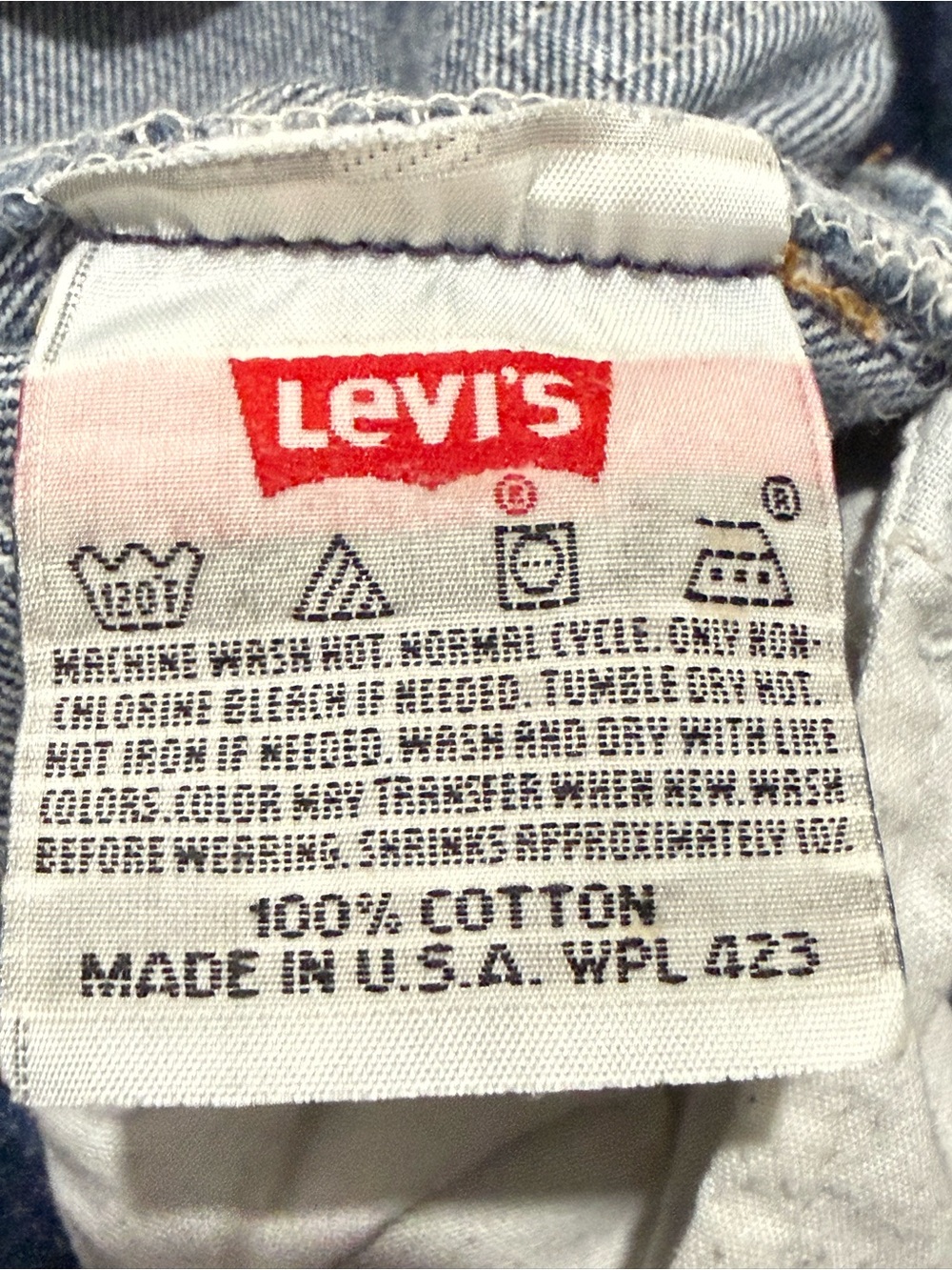 Vintage Levi’s 501 501xx Jeans 1994 Made in USA Men’s Size W33 L32 Button Fly - Picture 8 of 9